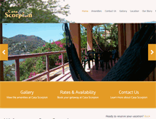 Tablet Screenshot of casascorpion.com